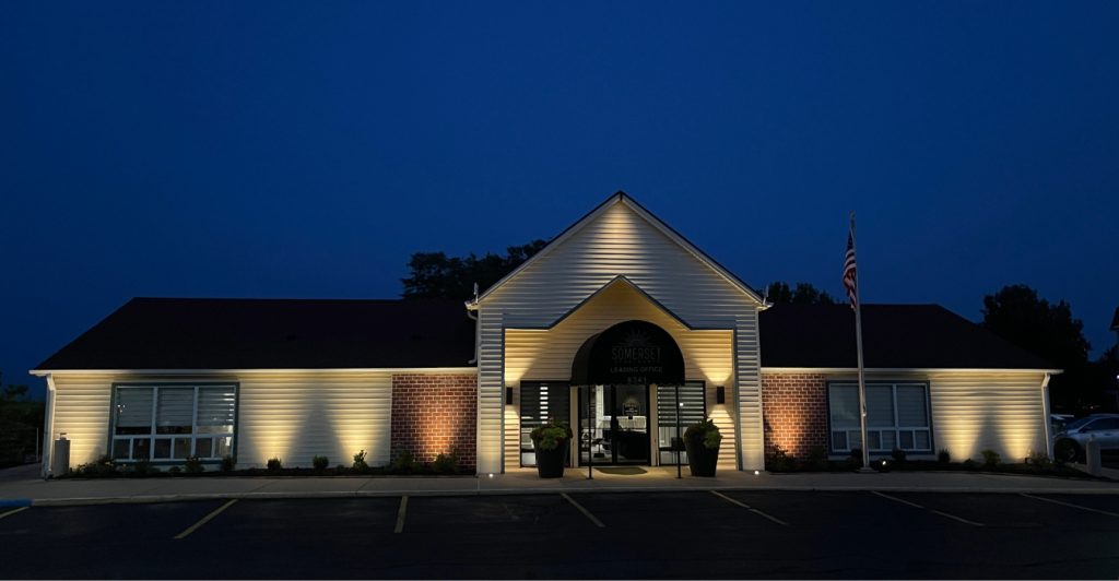 commercial lighting omaha parking lot LED fixtures professional installation